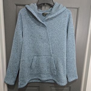 Eddie Bauer Faux Wrap Hooded Pullover